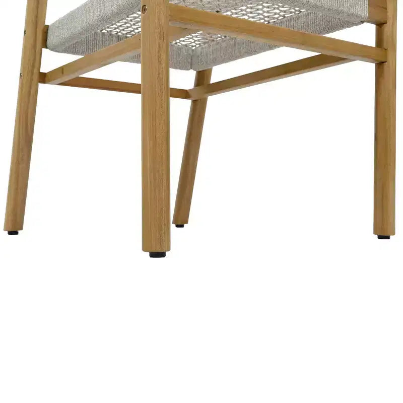 Chaise d'appoint de terrasse extérieure Whisen 2 pièces, ensemble de 2 chaises de conversation de jardin, élégantes chaises doubles extérieures tissées