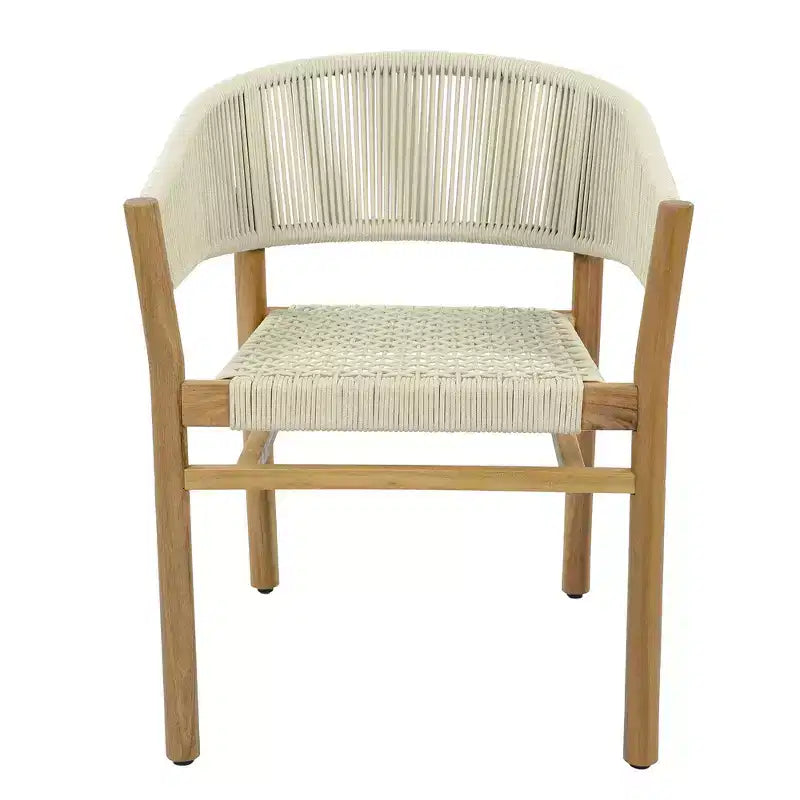 Chaise d'appoint de terrasse extérieure Whisen 2 pièces, ensemble de 2 chaises de conversation de jardin, élégantes chaises doubles extérieures tissées