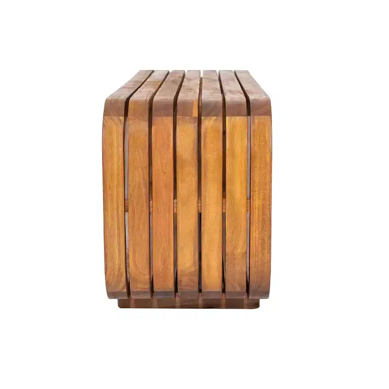 Christopher Knight Home Melow Ensemble de salon de jardin moderne 5 pièces en aluminium avec tables basses en bois d'acacia