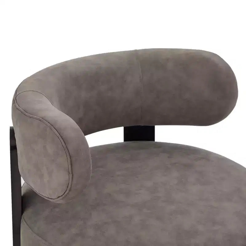 Fauteuil club pivotant Christopher Knight Home Emile en bois d'hévéa et similicuir