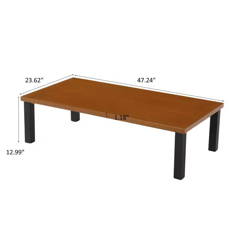 Table basse d'extérieur rectangulaire Lantine