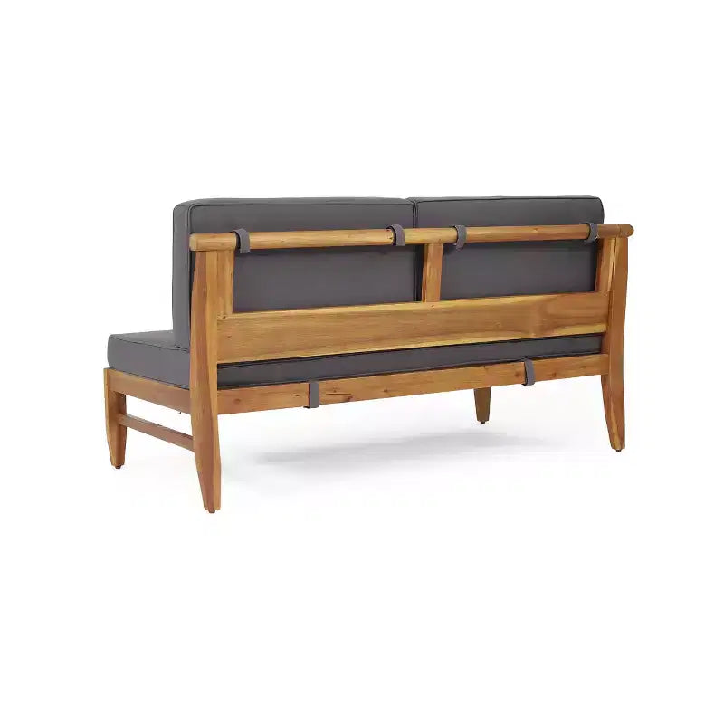 Ensemble de canapé d'angle d'extérieur, salon de jardin avec table basse et coussins résistants à l'eau - ModernLuxe