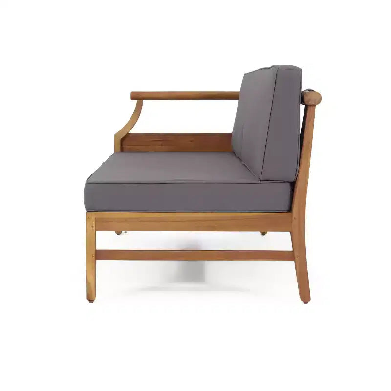 Ensemble de canapé d'angle d'extérieur, salon de jardin avec table basse et coussins résistants à l'eau - ModernLuxe