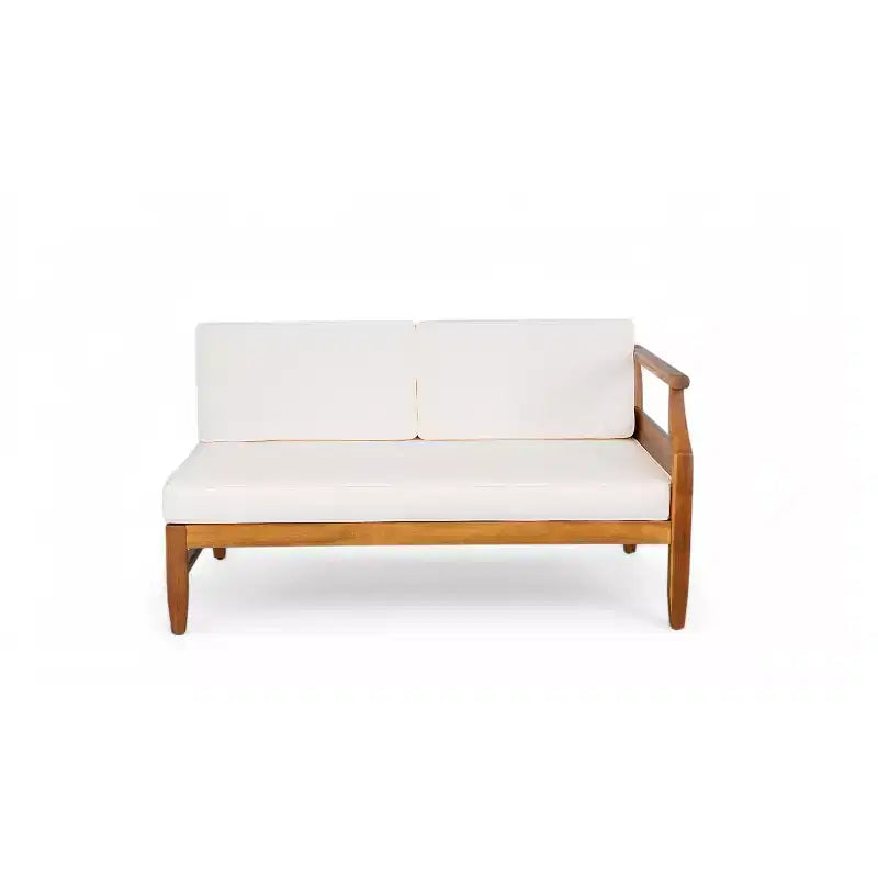 Ensemble de canapé d'angle d'extérieur, salon de jardin avec table basse et coussins résistants à l'eau - ModernLuxe