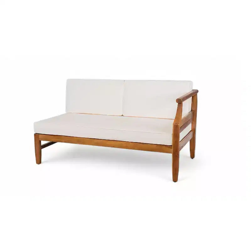 Ensemble de canapé d'angle d'extérieur, salon de jardin avec table basse et coussins résistants à l'eau - ModernLuxe