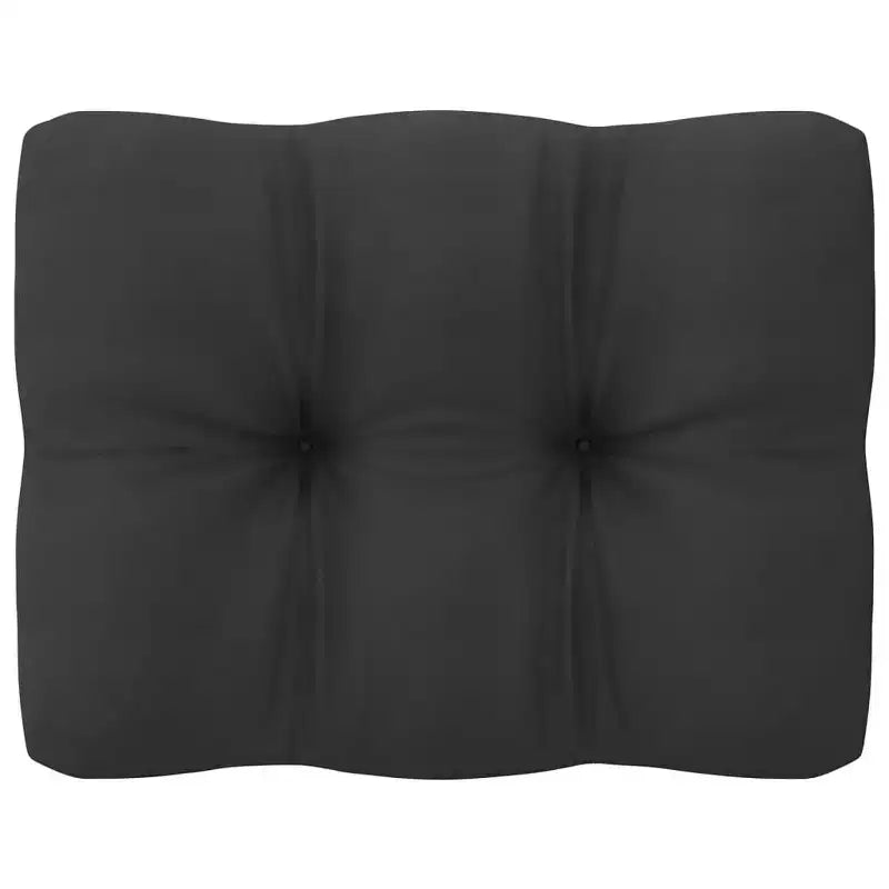 vidaXL Salon de jardin Bois de pin massif, tissu (100 % polyester)