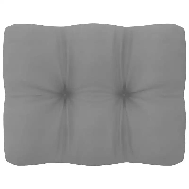 vidaXL Salon de jardin Bois de pin massif, tissu (100 % polyester)