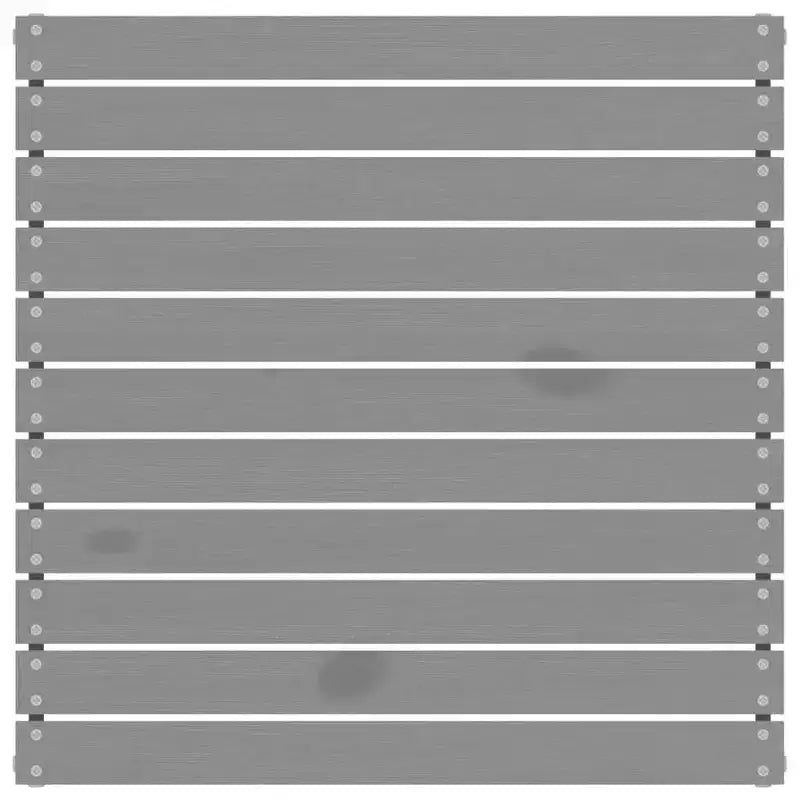 vidaXL Salon de jardin gris pin massif 5 pièces modulable