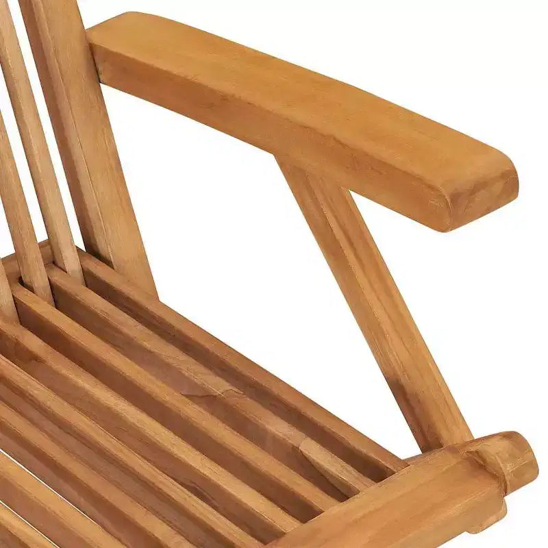 vidaXL Ensemble de salle à manger d'extérieur Teck naturel Bois dur de teck lisse et poncé