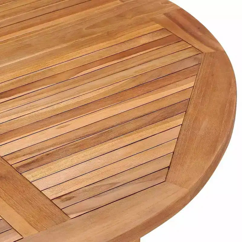 vidaXL Ensemble de salle à manger d'extérieur Teck naturel Bois dur de teck lisse et poncé