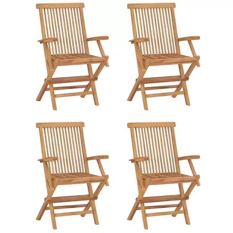 vidaXL Ensemble de salle à manger d'extérieur Teck naturel Bois dur de teck lisse et poncé