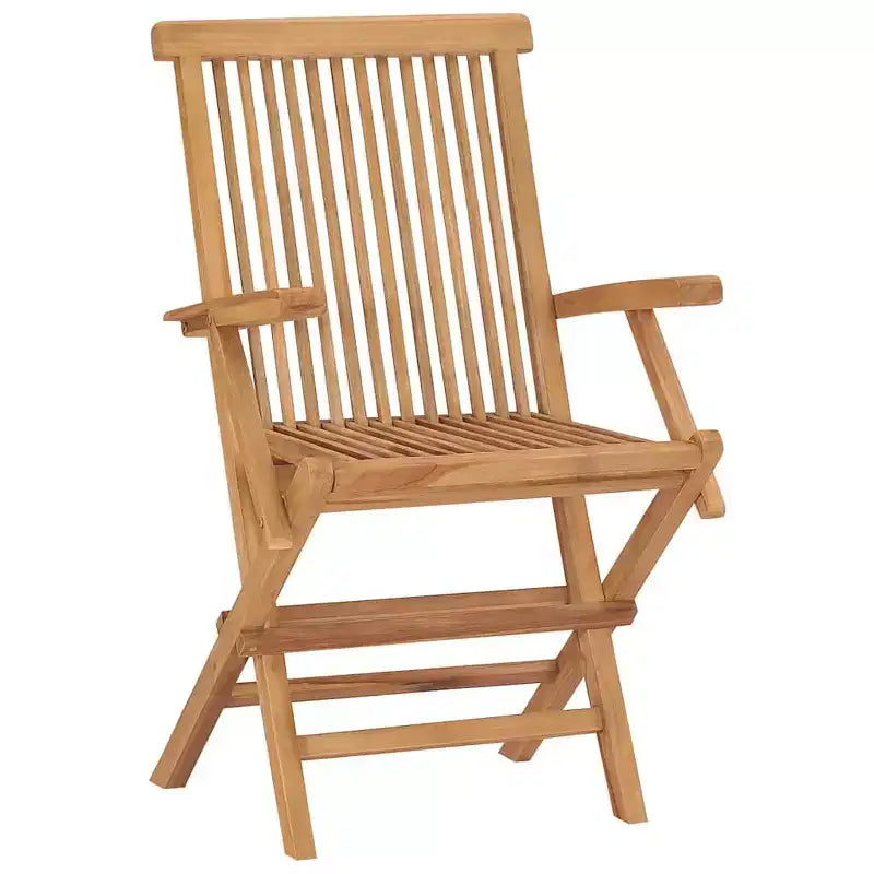 vidaXL Ensemble de salle à manger d'extérieur Teck naturel Bois dur de teck lisse et poncé