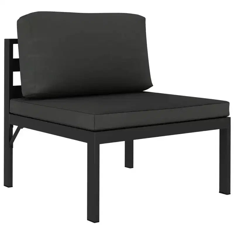 vidaXL Salon de jardin anthracite