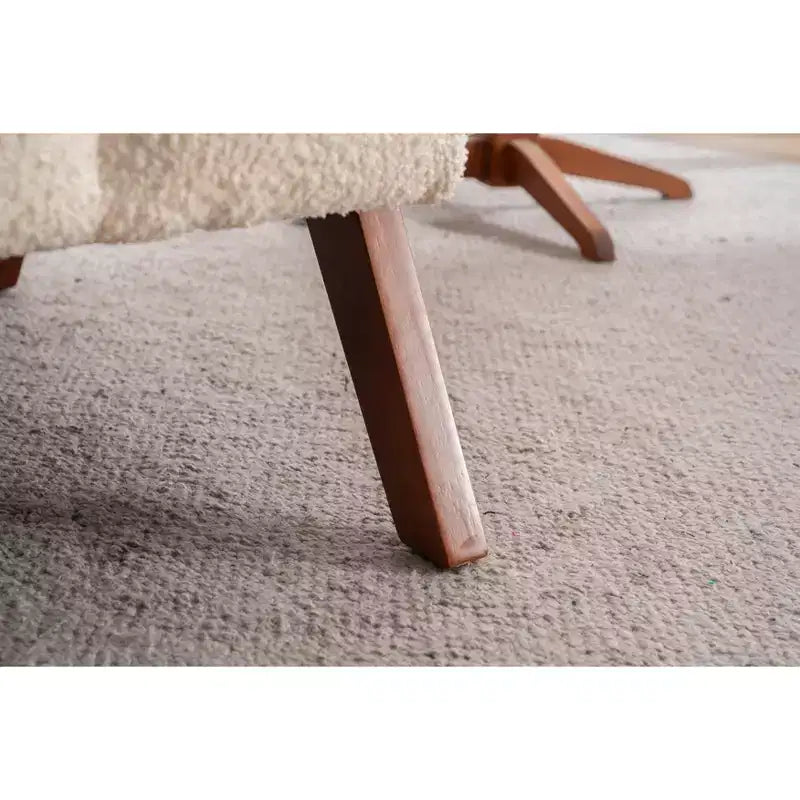 ModernLuxe Fauteuil d'appoint rembourré, Fauteuil simple, Fauteuil ergonomique, Fauteuil de lecture rembourré, Fauteuil de loisirs, Chenille