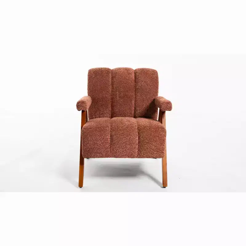 ModernLuxe Fauteuil d'appoint rembourré, Fauteuil simple, Fauteuil ergonomique, Fauteuil de lecture rembourré, Fauteuil de loisirs, Chenille