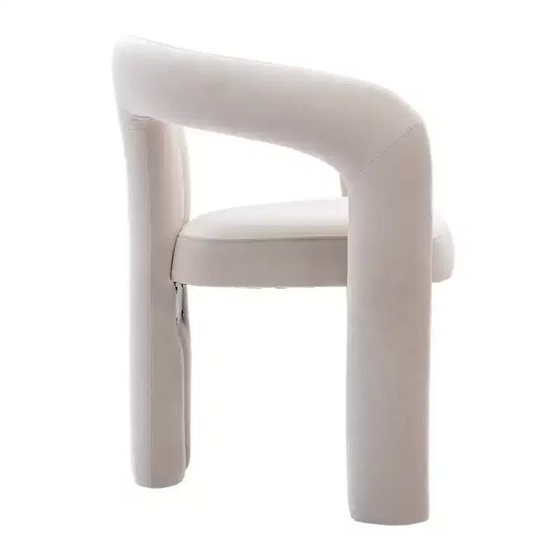 Set of 2 Accent Chairs, Velvet Barrel Armchair for Kitchen, Living Room, Bedroom - ModernLuxe