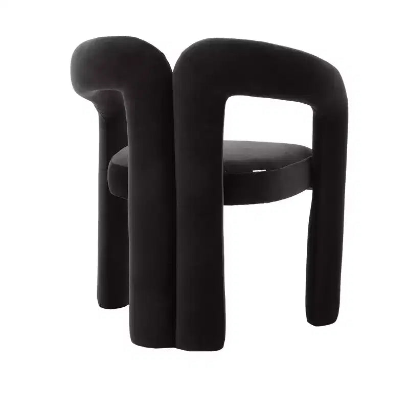 Set of 2 Accent Chairs, Velvet Barrel Armchair for Kitchen, Living Room, Bedroom - ModernLuxe
