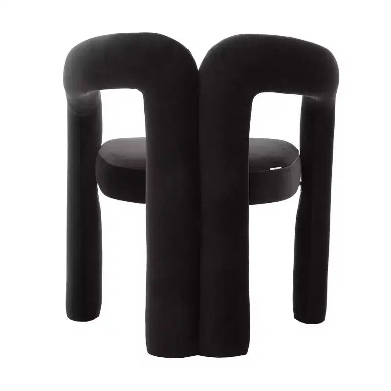 Set of 2 Accent Chairs, Velvet Barrel Armchair for Kitchen, Living Room, Bedroom - ModernLuxe