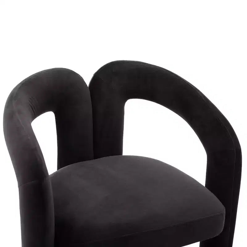 Set of 2 Accent Chairs, Velvet Barrel Armchair for Kitchen, Living Room, Bedroom - ModernLuxe
