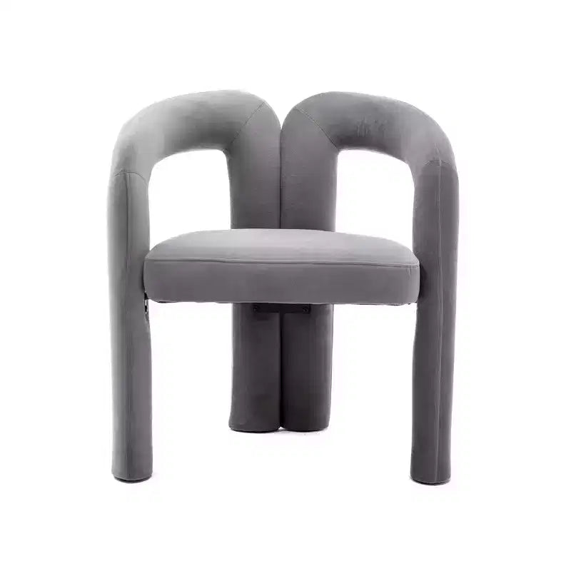 Set of 2 Accent Chairs, Velvet Barrel Armchair for Kitchen, Living Room, Bedroom - ModernLuxe