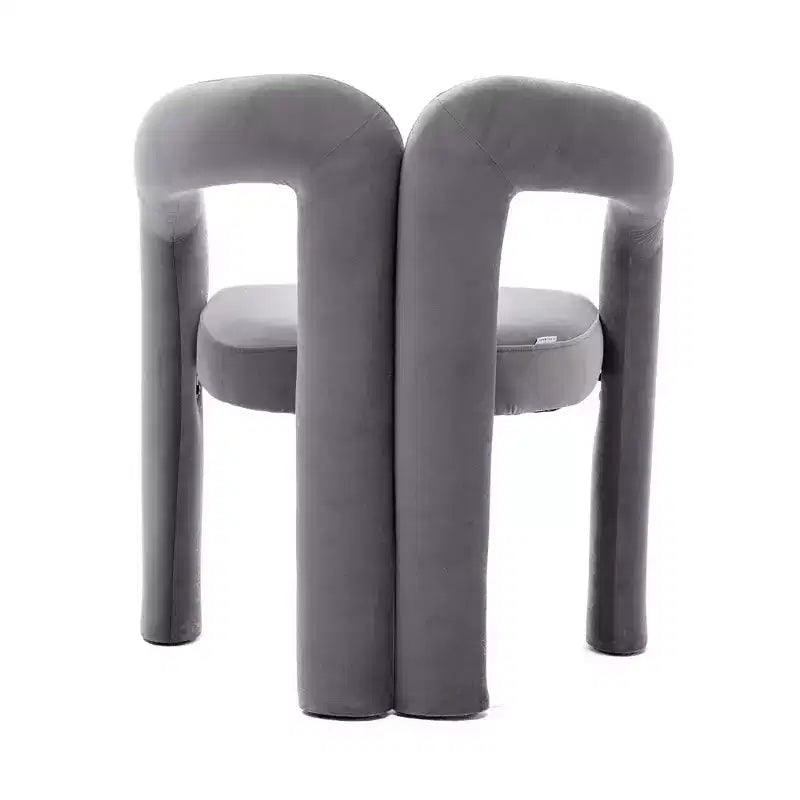 Set of 2 Accent Chairs, Velvet Barrel Armchair for Kitchen, Living Room, Bedroom - ModernLuxe