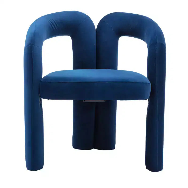 Set of 2 Accent Chairs, Velvet Barrel Armchair for Kitchen, Living Room, Bedroom - ModernLuxe