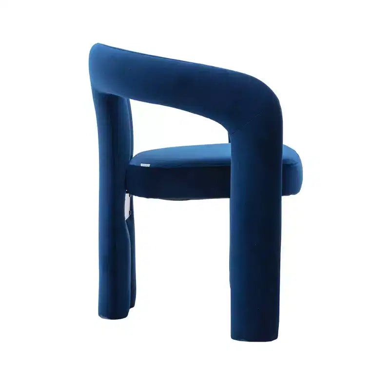 Set of 2 Accent Chairs, Velvet Barrel Armchair for Kitchen, Living Room, Bedroom - ModernLuxe