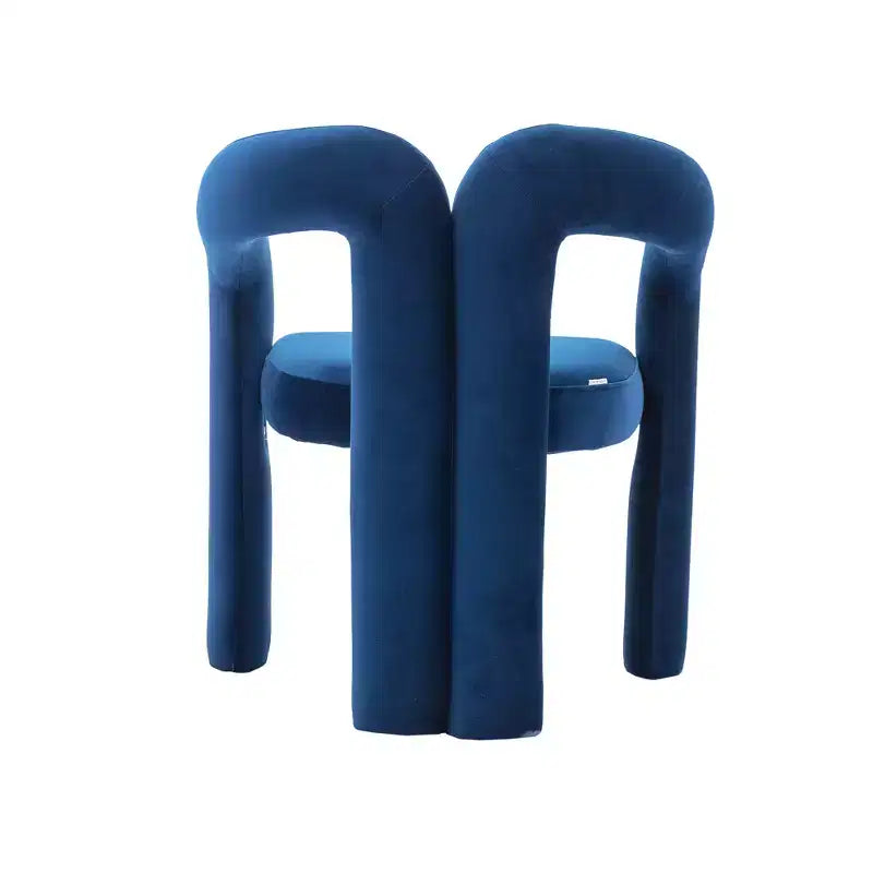 Set of 2 Accent Chairs, Velvet Barrel Armchair for Kitchen, Living Room, Bedroom - ModernLuxe