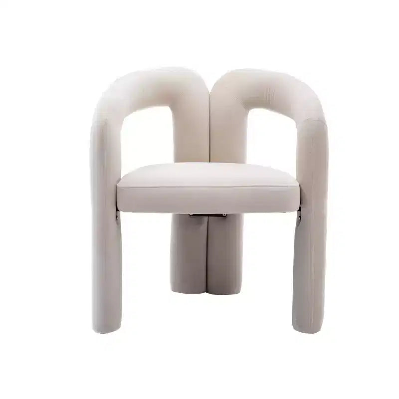 Set of 2 Accent Chairs, Velvet Barrel Armchair for Kitchen, Living Room, Bedroom - ModernLuxe
