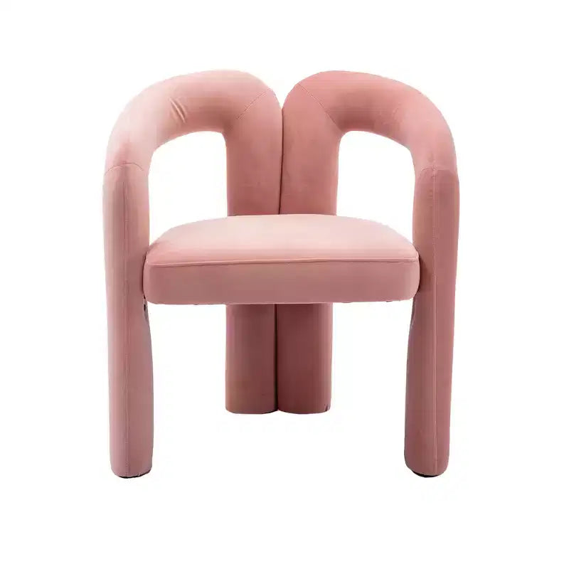 Set of 2 Accent Chairs, Velvet Barrel Armchair for Kitchen, Living Room, Bedroom - ModernLuxe
