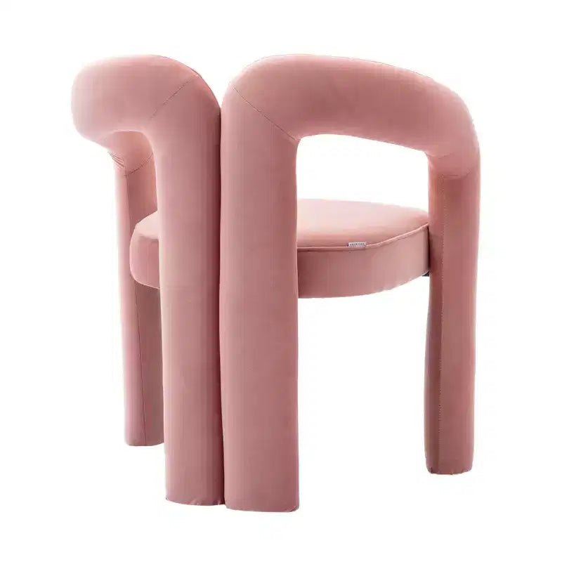 Set of 2 Accent Chairs, Velvet Barrel Armchair for Kitchen, Living Room, Bedroom - ModernLuxe