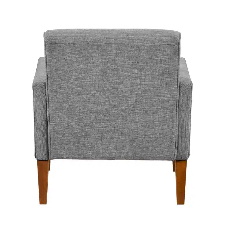 Fauteuil moderne GDFStudio Mason en chenille rembourré avec coussin amovible