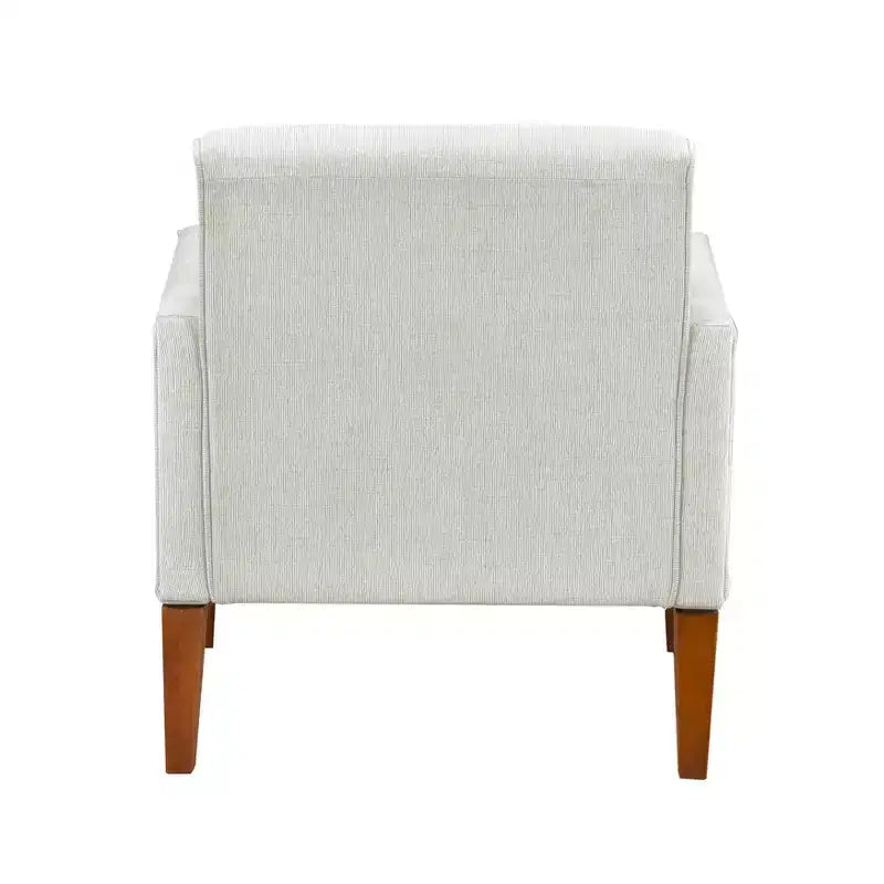 Fauteuil moderne GDFStudio Mason en chenille rembourré avec coussin amovible
