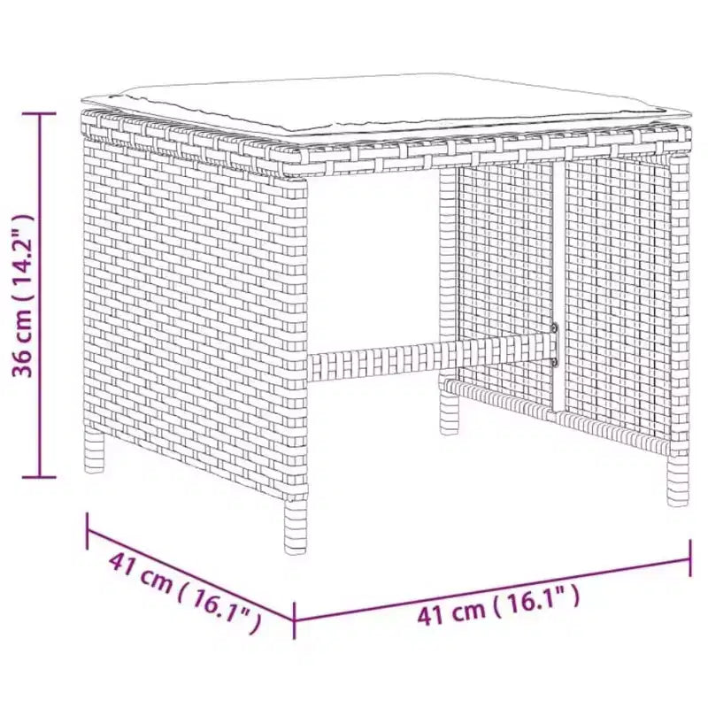 vidaXL Ensemble de salle à manger d'extérieur 8 pcs Gris et Bleu marine