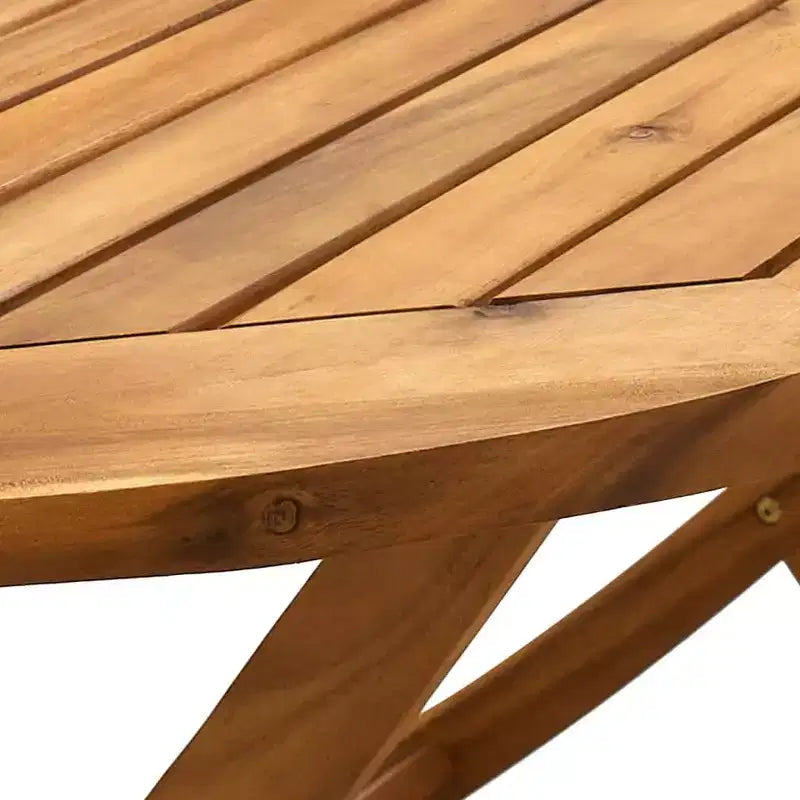 vidaXL Salon de jardin noir et bois en acacia massif et polypropylène