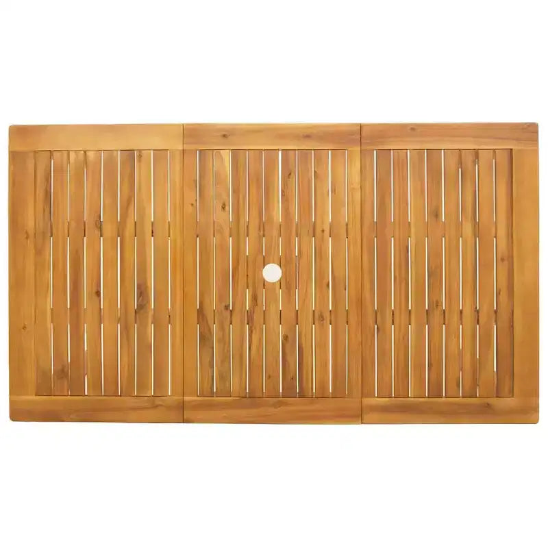 vidaXL Ensemble de salle à manger de jardin pliable 7 pcs marron Bois d'acacia massif