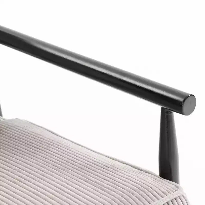 GDFStudio Joule Mid-Century Modern Upholstered Accent Chair with Storage Seat and Pillow