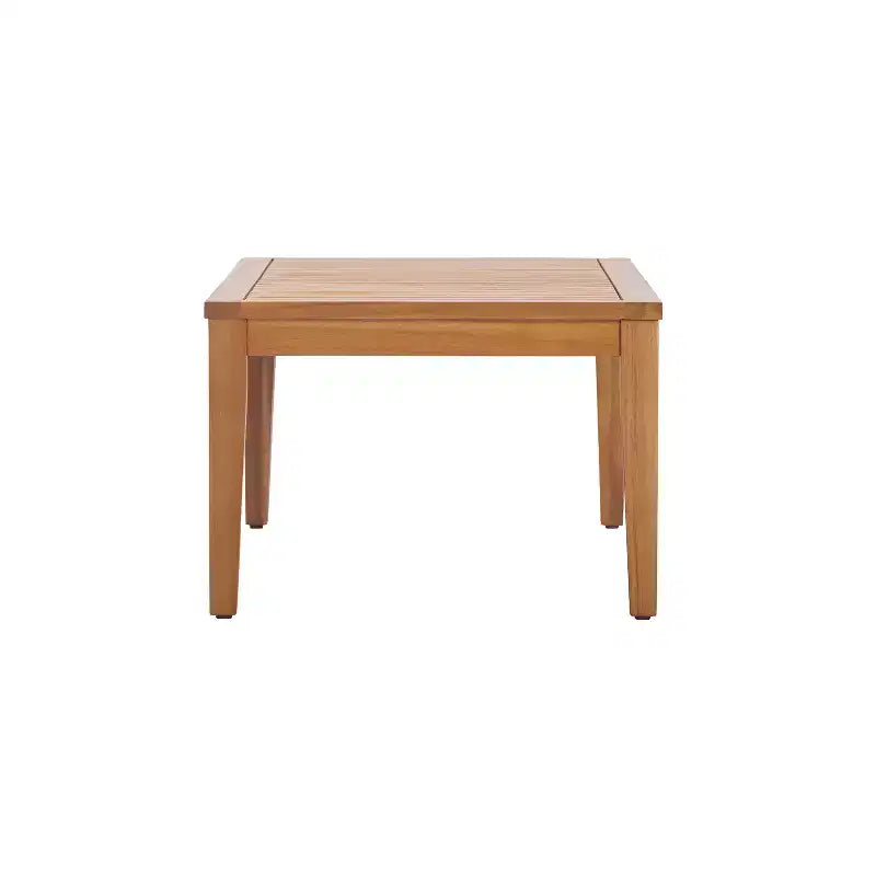 ModernLuxe Ensemble de canapés de jardin 4/5 pièces en bois d'acacia, salon de jardin avec table basse pour véranda/jardin/balcon
