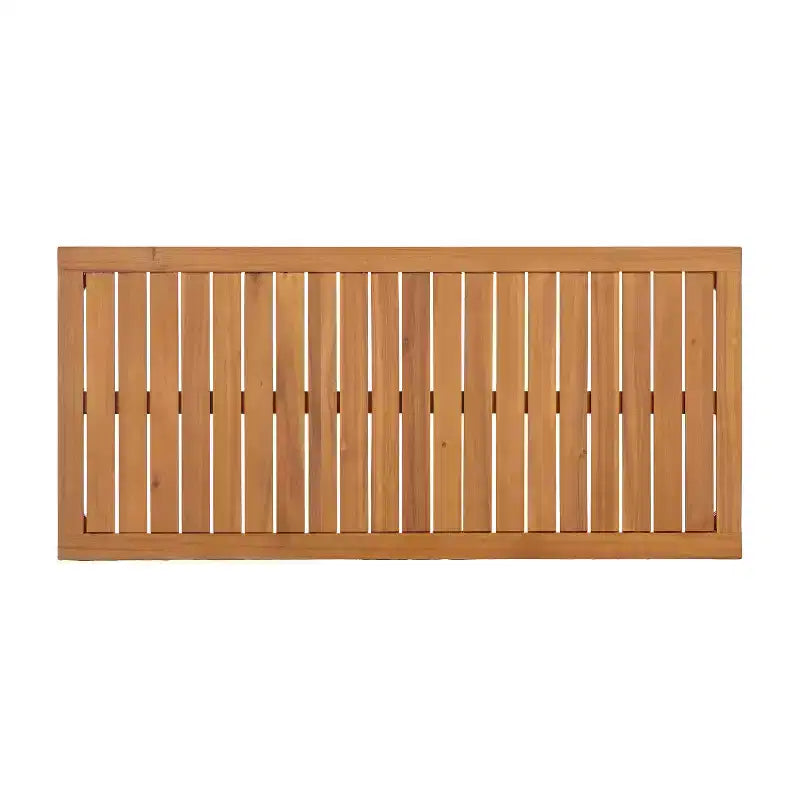 ModernLuxe Ensemble de canapés de jardin 4/5 pièces en bois d'acacia, salon de jardin avec table basse pour véranda/jardin/balcon