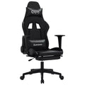 vidaXL Chaise de jeu similicuir noir et vert, métal, contreplaqué, mousse