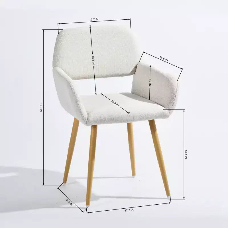 Ensemble 3 pièces de fauteuils d'appoint et table basse FurnitureR, table d'appoint ronde avec 2 chaises rembourrées pour salon, salle de séjour ou appartement
