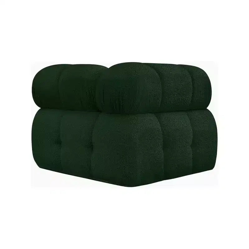 Meridian Furniture Ames Boucle Fabric Corner Chair