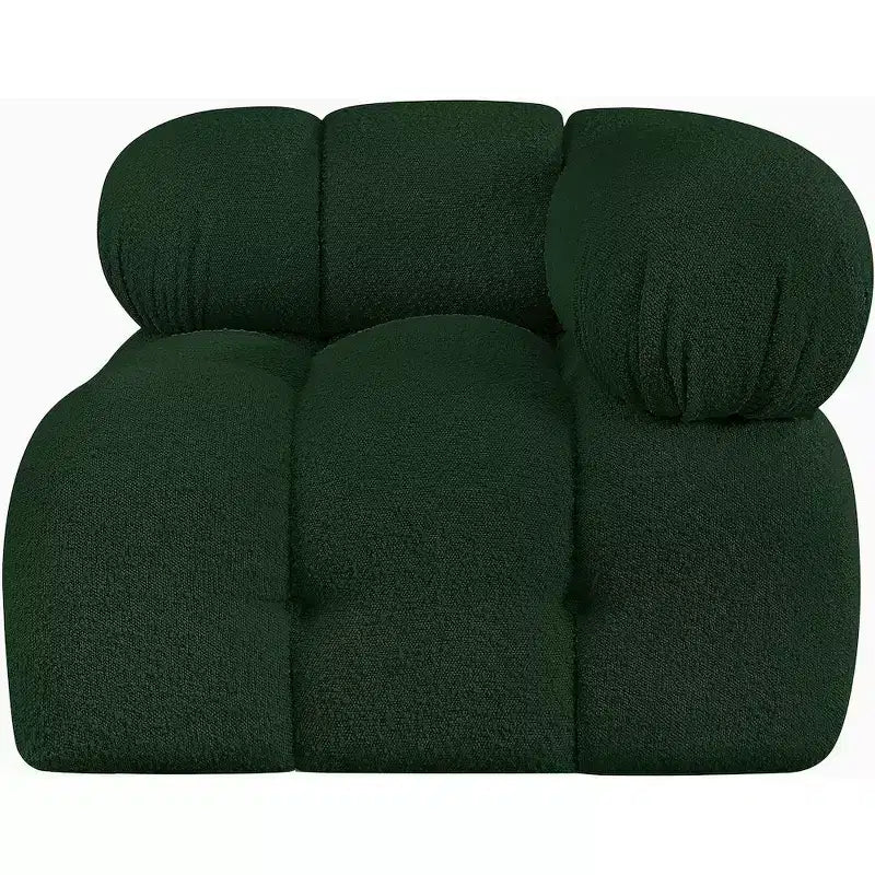 Meridian Furniture Ames Boucle Fabric Corner Chair