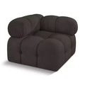 Meridian Furniture Ames Boucle Fabric Corner Chair