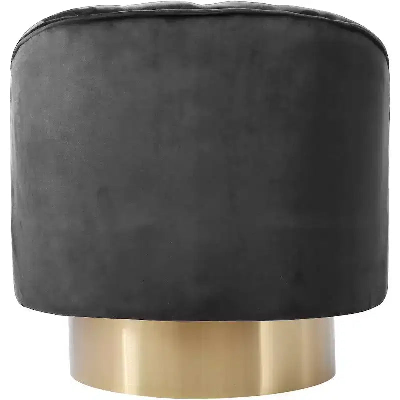Meridian Furniture Farrah Grey Velvet Chair