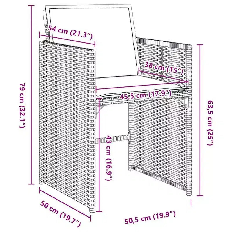 vidaXL Ensemble de salle à manger de jardin avec coussins 5 pcs gris résine tressée