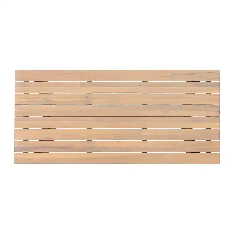 Christopher Knight Home Susan Ensemble de 4 pièces pour patio en bois d'acacia et rotin style ferme avec table à lattes