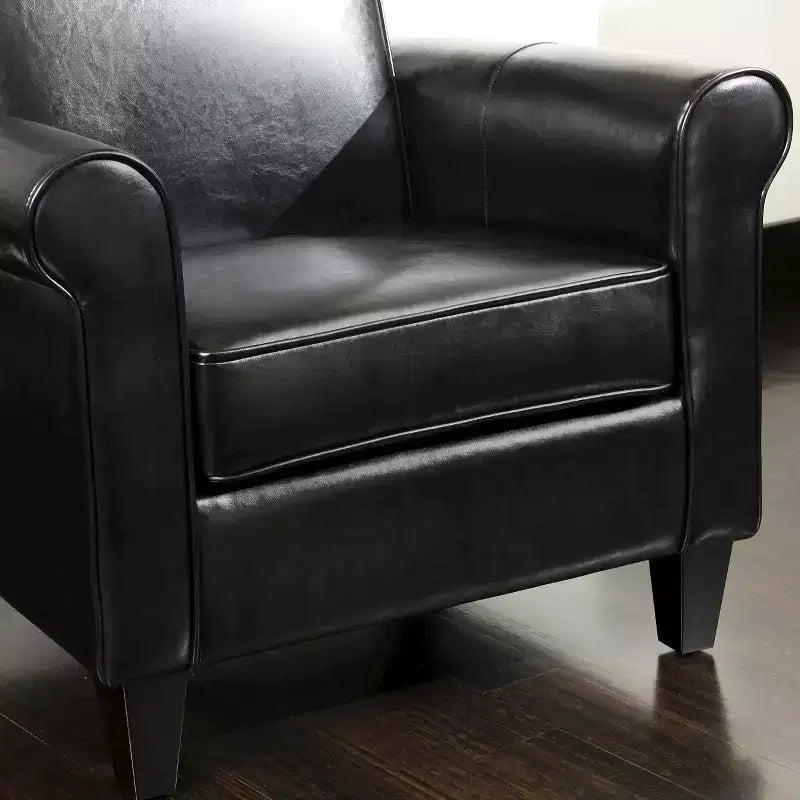 Freemont Bonded Leather Club Chair - Christopher Knight Home