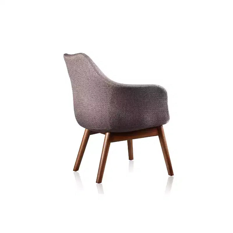 Fauteuil d'appoint en sergé Cronkite gris - Manhattan Comfort