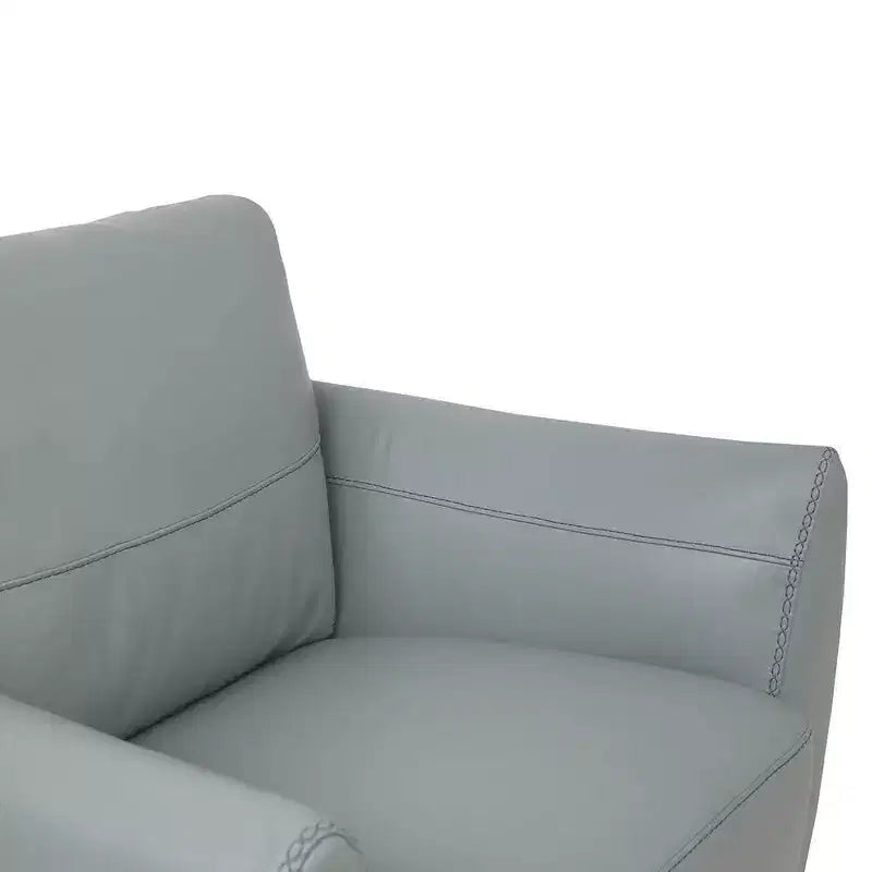 Fauteuil Valeria 33" en cuir vert - Acme Furniture : revêtement moderne en polyester, pieds carrés en bois